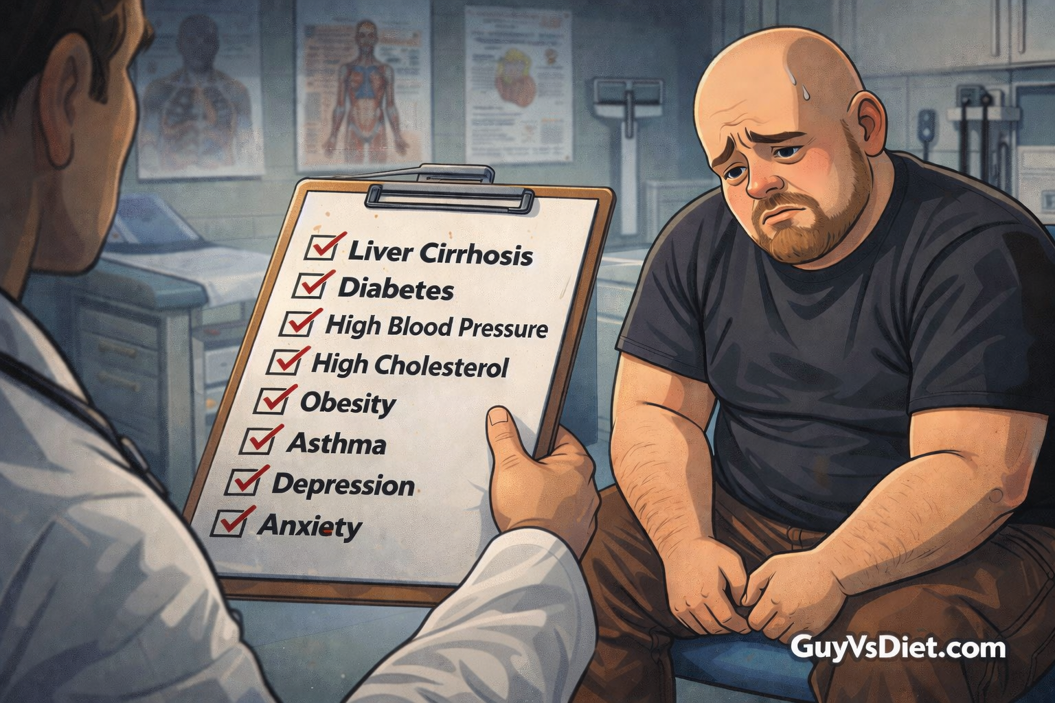 hearing all the damage i've done to myself from my diet.